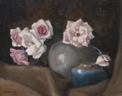 Stilleven met rozen 1929 40x50